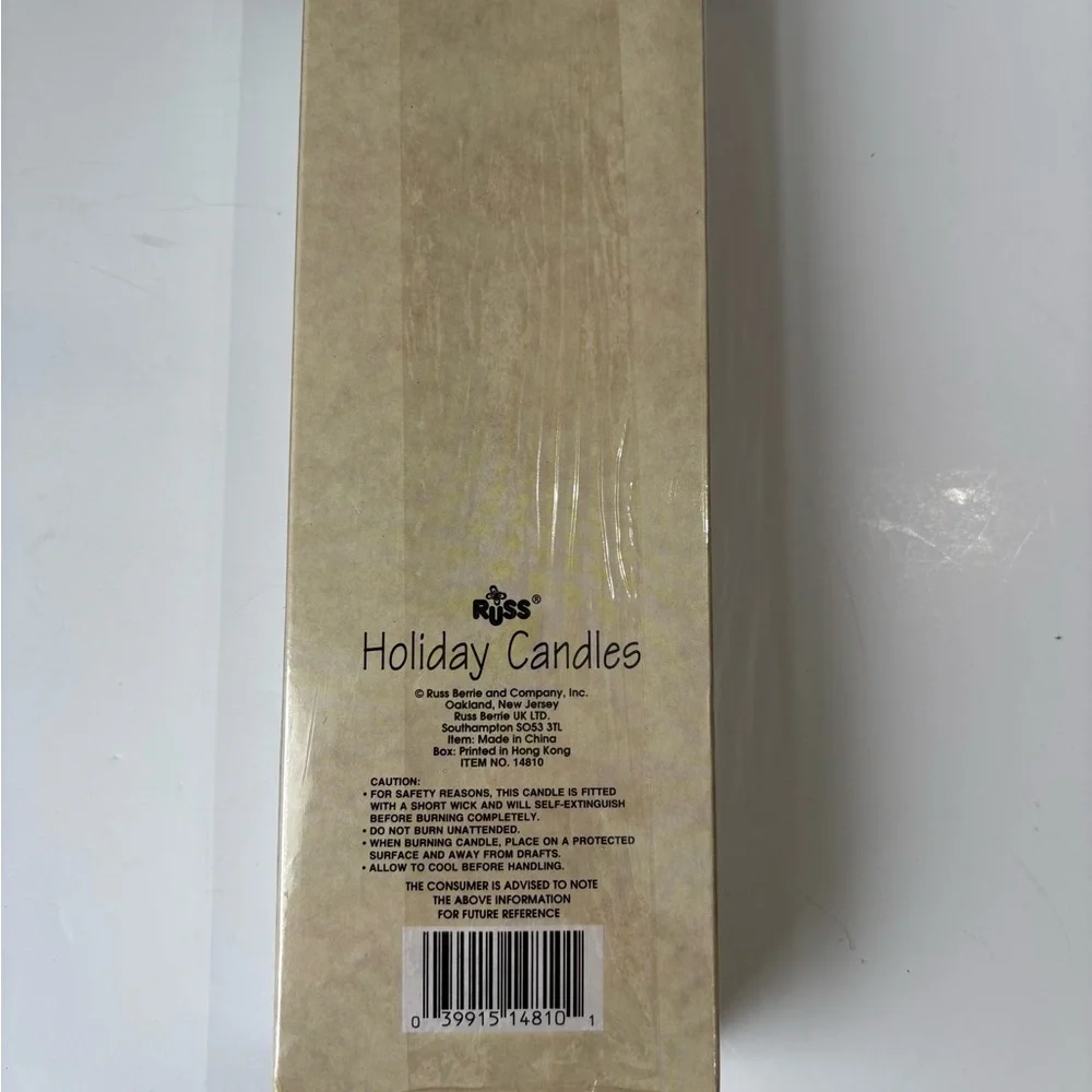 Vintage Russ Berrie Holiday Easter Taper Candles Baby Chicks